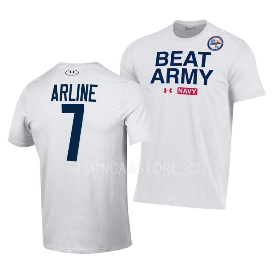 xavier arline beat army 2022 special games white shirt scaled