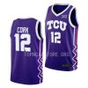 xavier cork tcu horned frogs away basketball 2022 23 jersey scaled