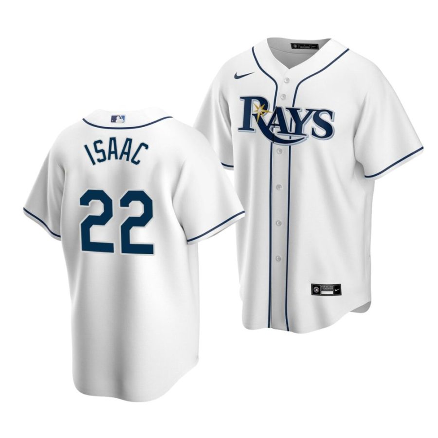 xavier isaac rays home 2022 mlb draft replica white jersey scaled