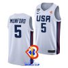 xavier munford usa 2023 fiba basketball world cup white home jersey scaled