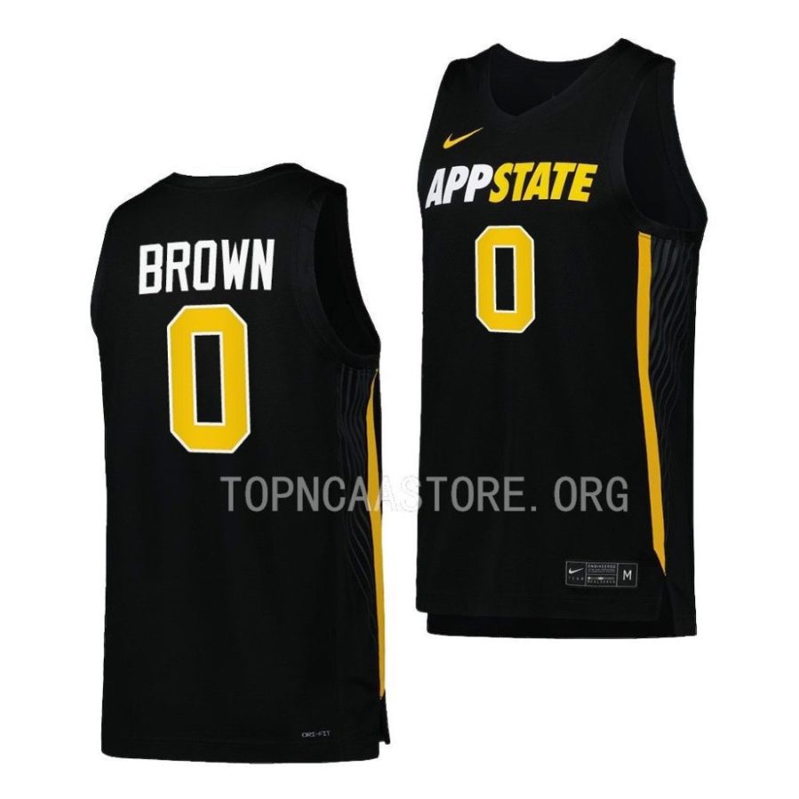 xavion brown appalachian state mountaineers ncaa basketball replica jersey scaled