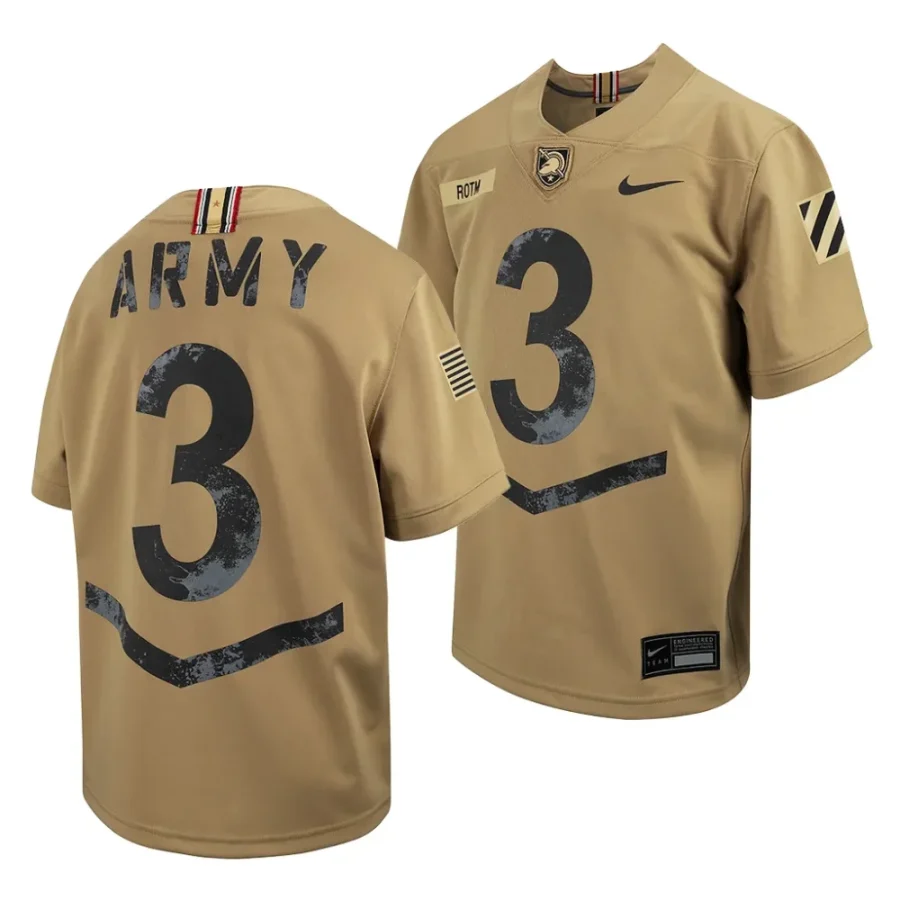 youth army black knights tan 2023 rivalry collection game jersey scaled