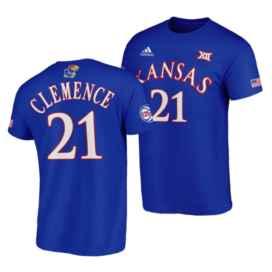 zach clemence basketball 125th year blue t shirts scaled