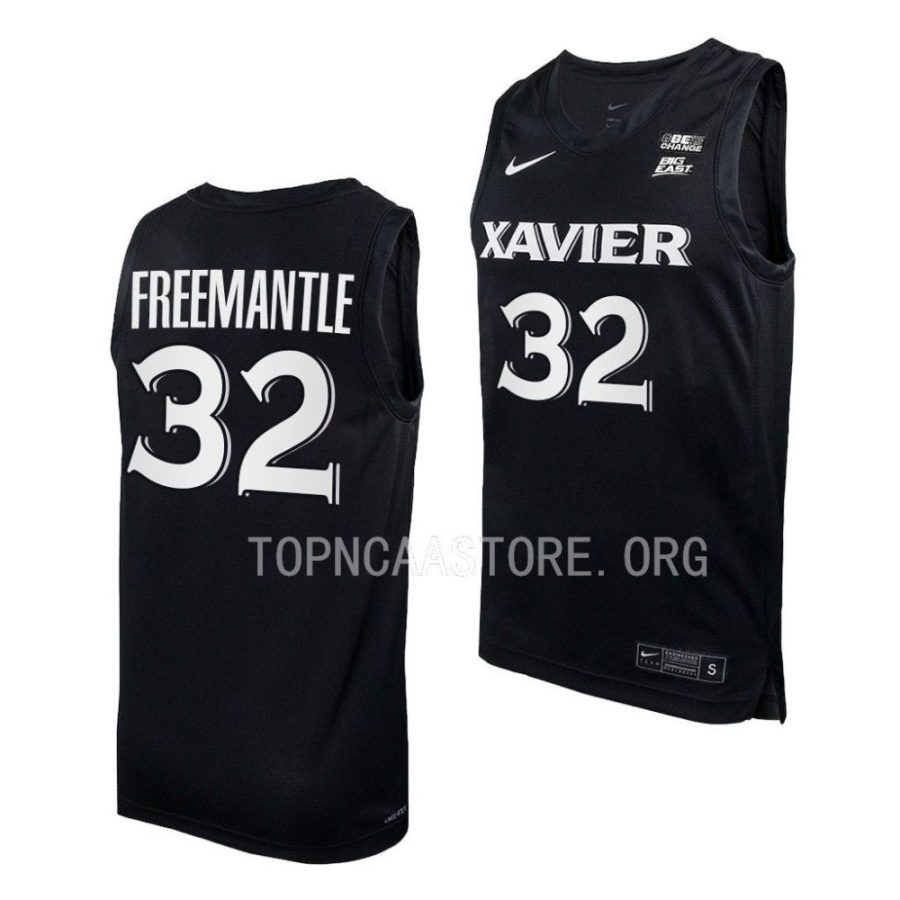 zach freemantle xavier musketeers college basketball 2022 23 replica jersey scaled