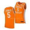 zakai zeigler tennessee volunteers retro basketball 2022 23 replica jersey scaled
