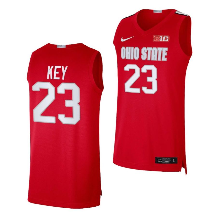zed key ohio state buckeyes college basketball 2022 23 jersey scaled