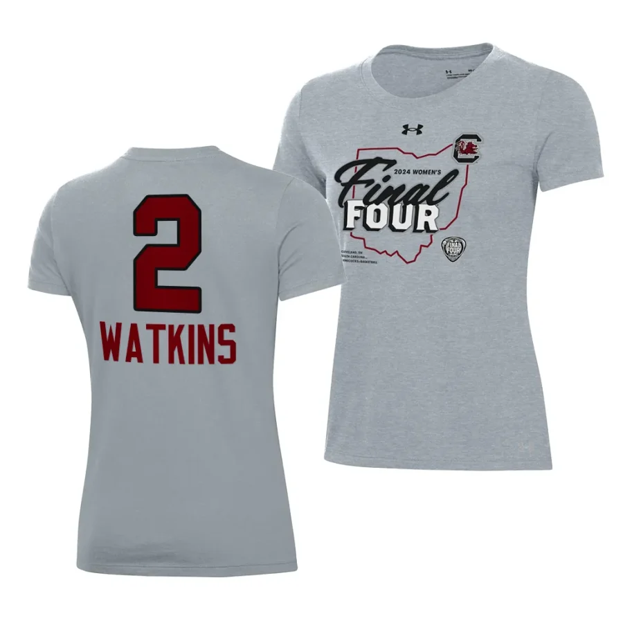 ashlyn watkins locker room 2024 ncaa march madness final four heather gray women shirt