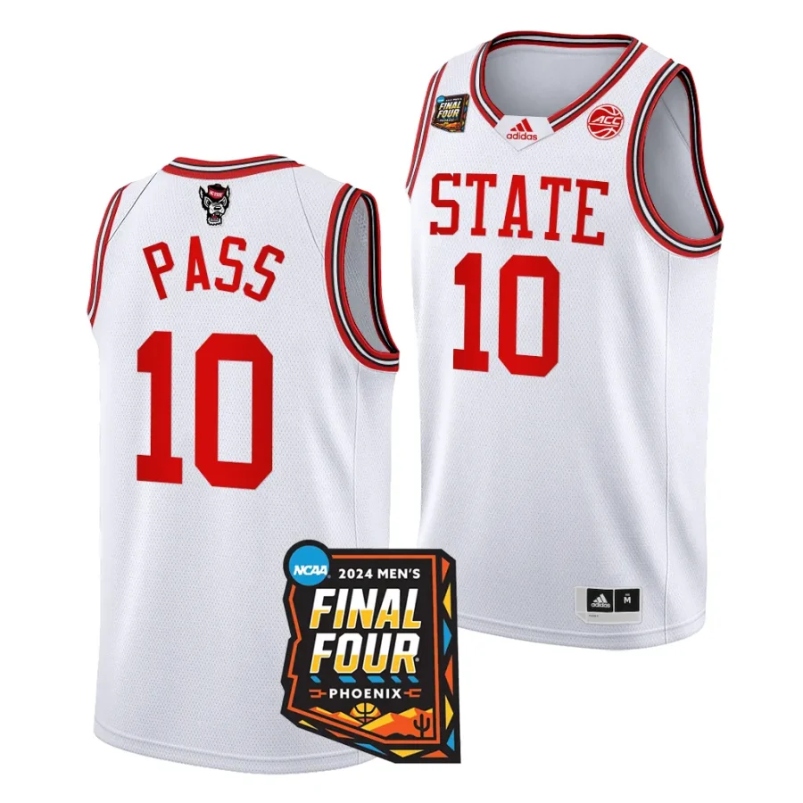 breon pass white 2024 ncaa march madness final four nc state wolfpackmens basketball jersey