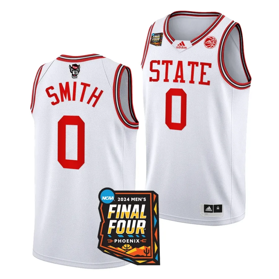 dj horne white 2024 ncaa march madness final four nc state wolfpackmens basketball jersey