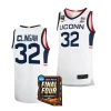 donovan clingan white 2024 ncaa march madness final four uconn huskieslimited basketball jersey