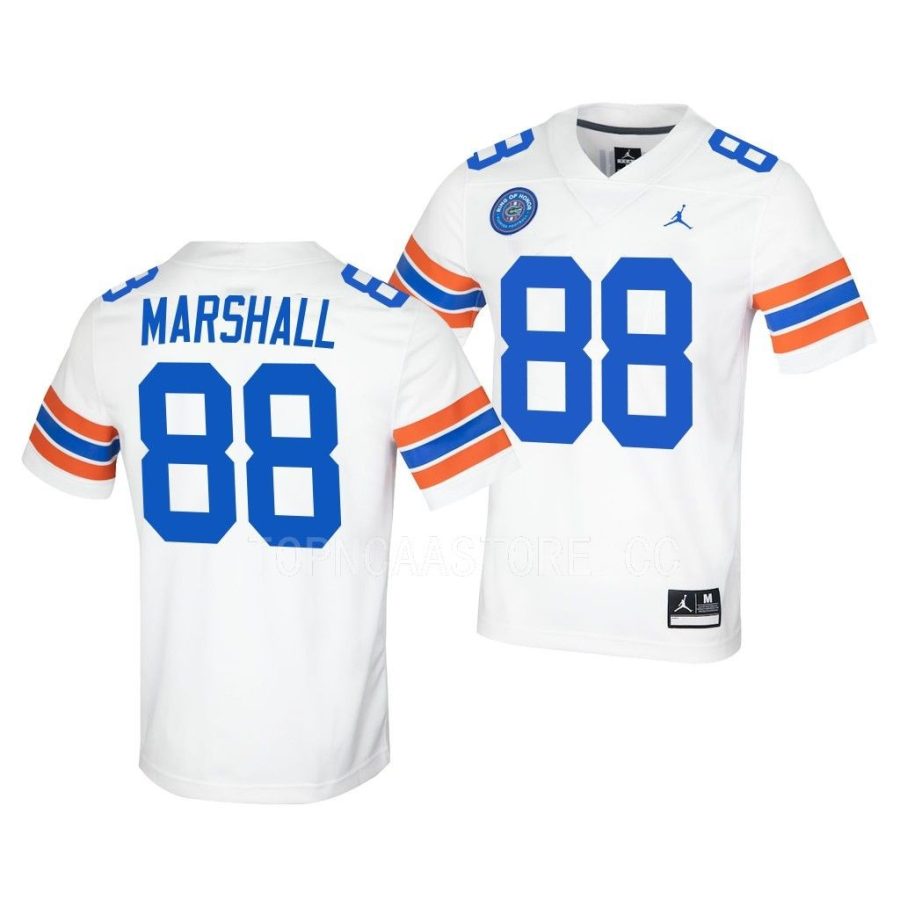 florida gators wilber marshall white ring of honor untouchable football jersey