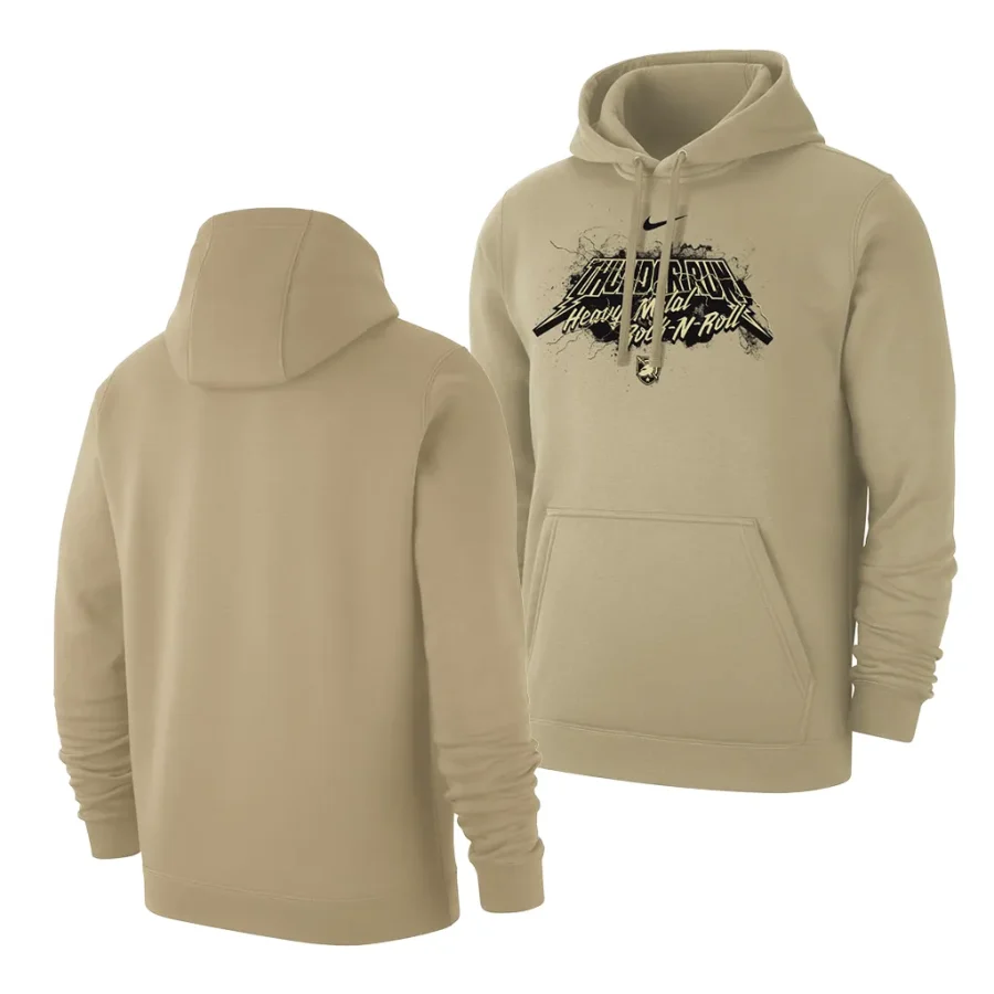 heavy metal club gold 2023 rivalry collection army black knights hoodie