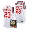 mohamed diarra white 2024 ncaa march madness final four nc state wolfpackmens basketball jersey