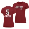 tessa johnson schedule 2024 women's basketball national champions garnet women shirt