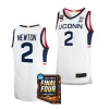 tristen newton white 2024 ncaa march madness final four uconn huskieslimited basketball jersey