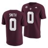 ainias smith maroon college football name & number jersey