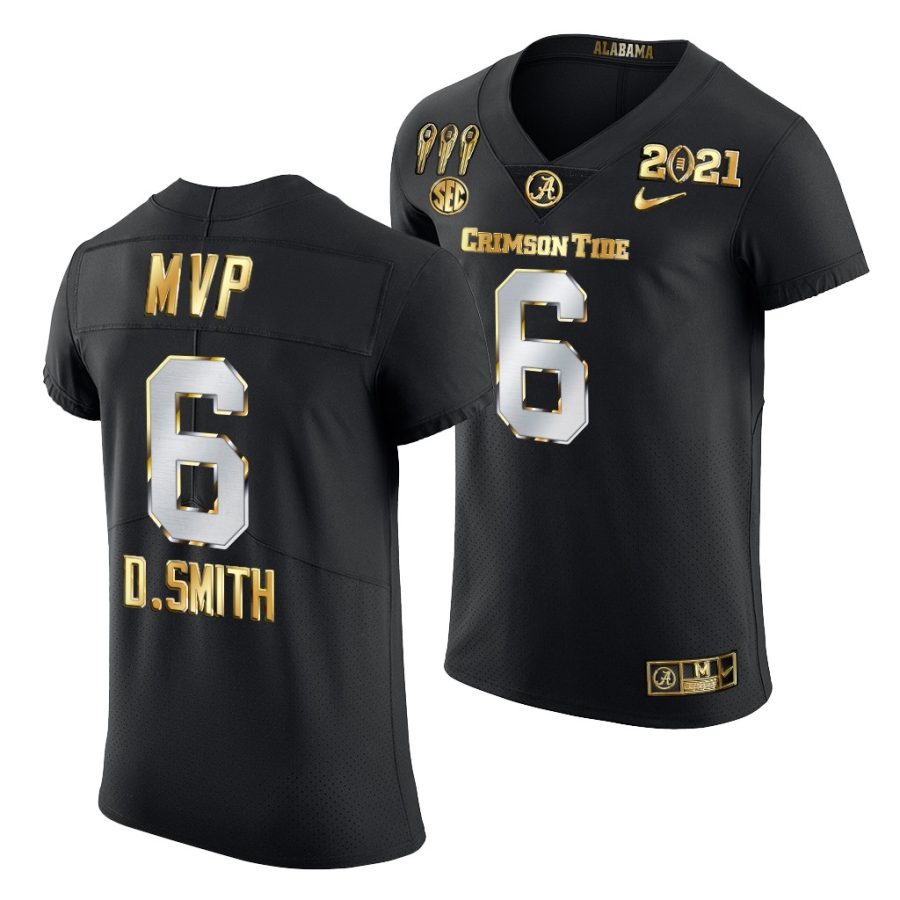 alabama crimson tide devonta smith black 2021 cfp national championship offensive mvp golden limited men jersey