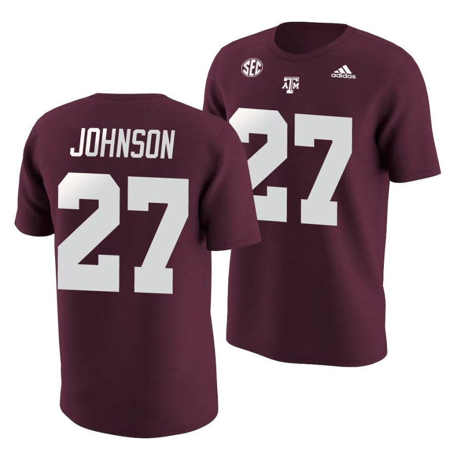 antonio johnson maroon college football name & number jersey