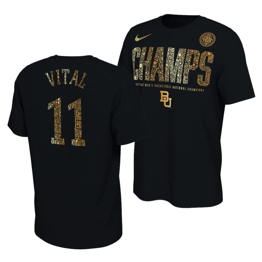 baylor bears mark vital 2021 ncaa national champions locker room black t shirt