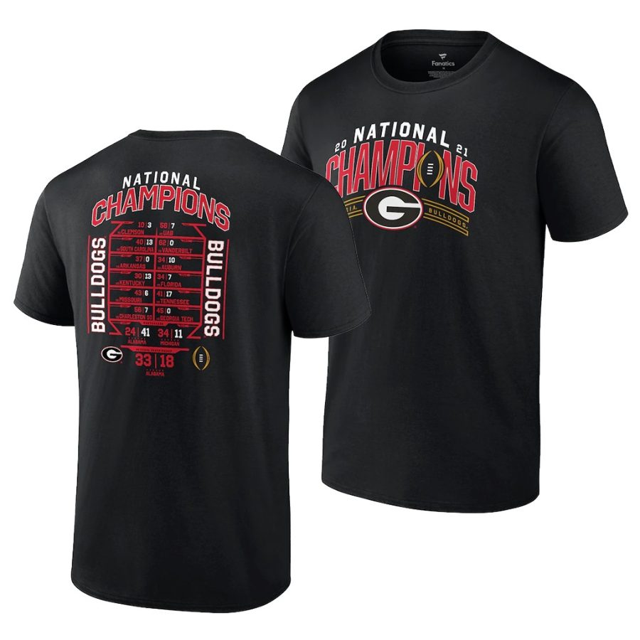 black 2021 cfp national champions schedule men t shirt