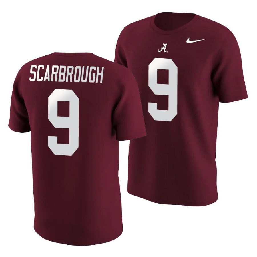 bo scarbrough crimson college football men's jersey