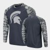 charcoal camo oht military appreciation michigan state spartans jersey