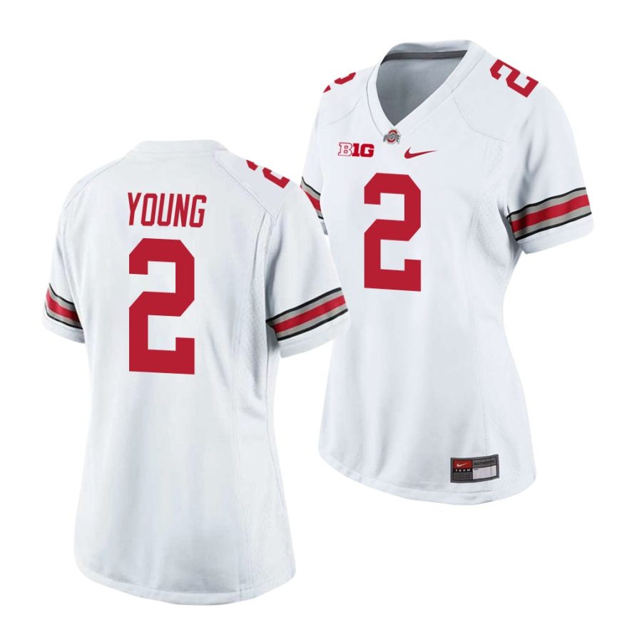 chase young white game women's jersey