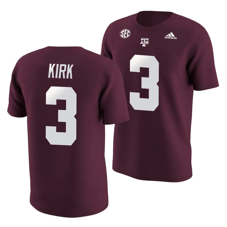 christian kirk maroon college football name & number jersey