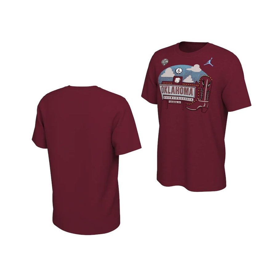 crimson 2020 cotton bowl bound oklahoma sooners shirt