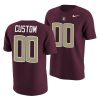 custom garnet college football men's jersey