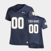 custom navy replica football jersey 0