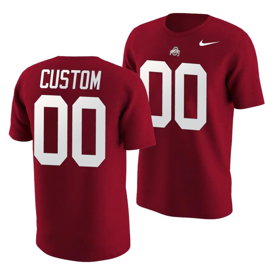 custom scarlet college football ohio state buckeyes shirt