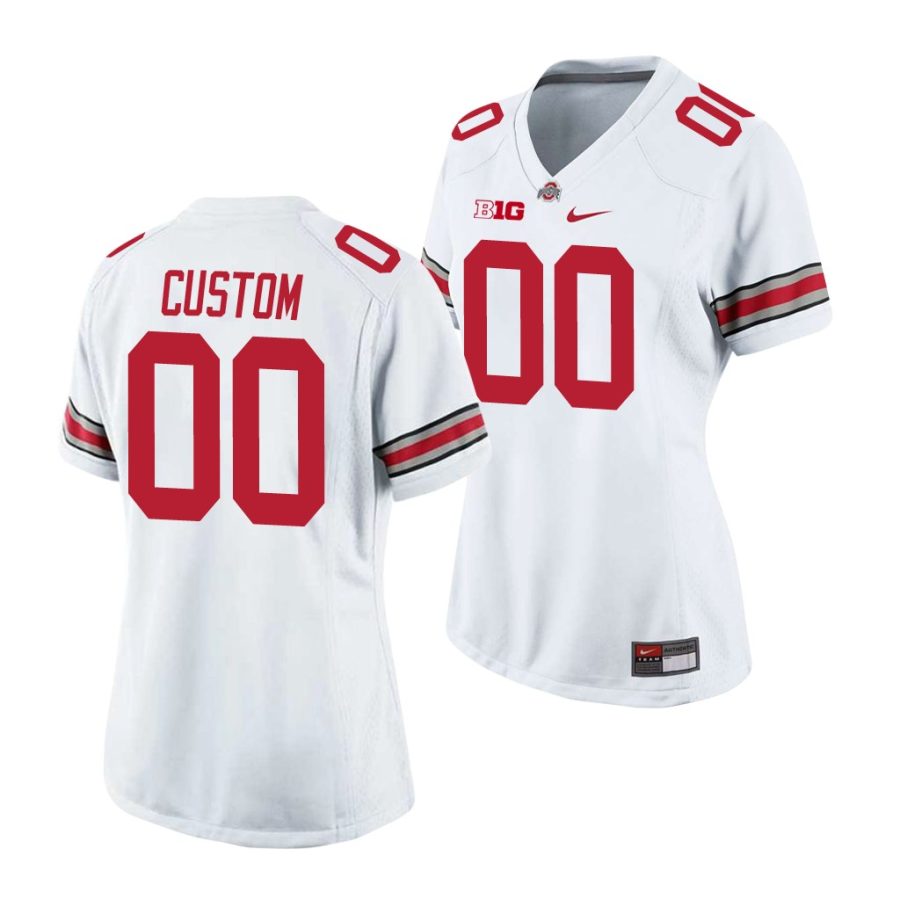 custom white game women's jersey