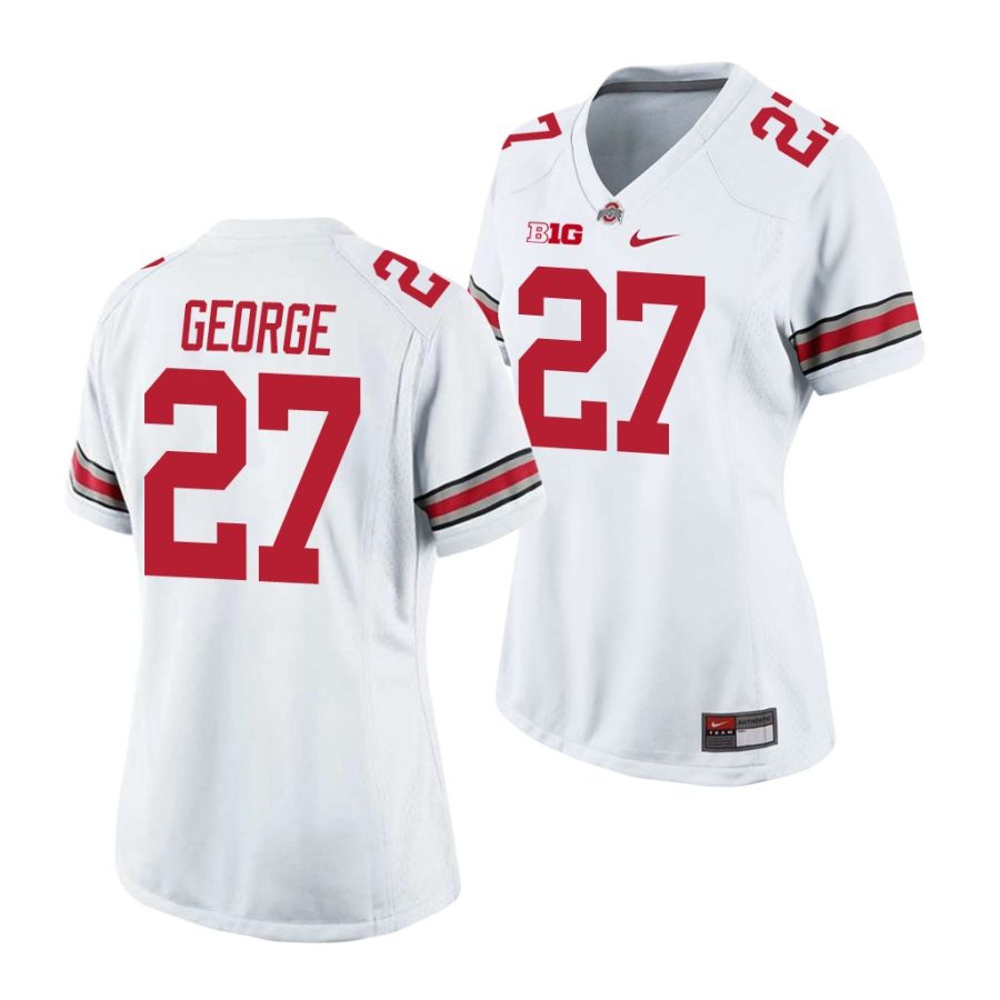 eddie george white game women's jersey