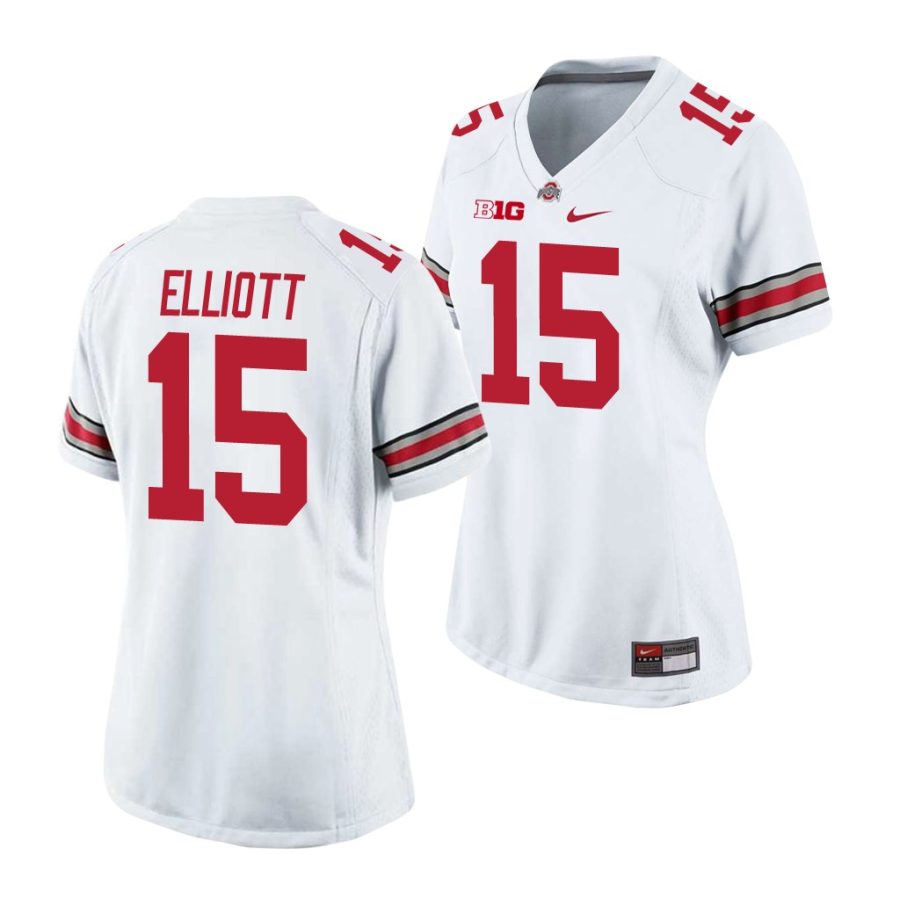 ezekiel elliott white game women's jersey