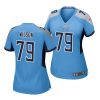 isaiah wilson light blue 2020 nfl draft women's jersey