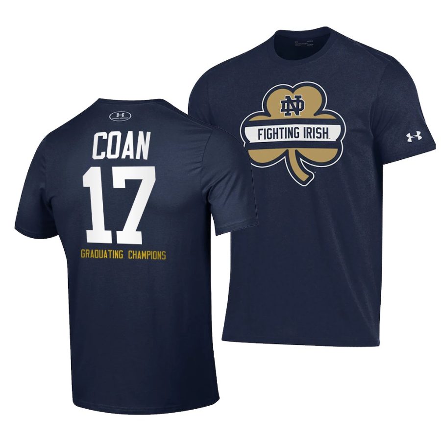 jack coan navy 2021 shamrock series t shirts