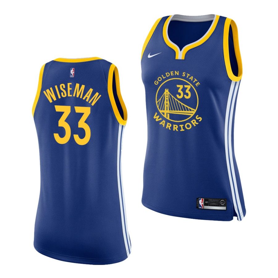 james wiseman warriors icon 2020 nba draft 2020 21 royal jersey