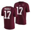 jaylen waddle crimson college football men's jersey