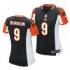 joe burrow black 2020 nfl draft women's jersey