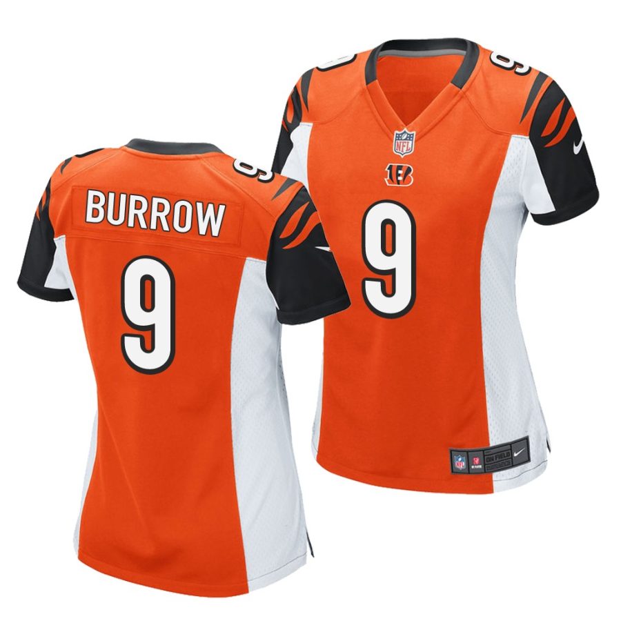 joe burrow orange 2020 nfl draft women's jersey