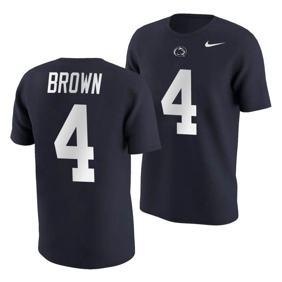 journey brown navy college football men's jersey 0