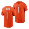 justin fields orange 2021 nfl draft name number jersey