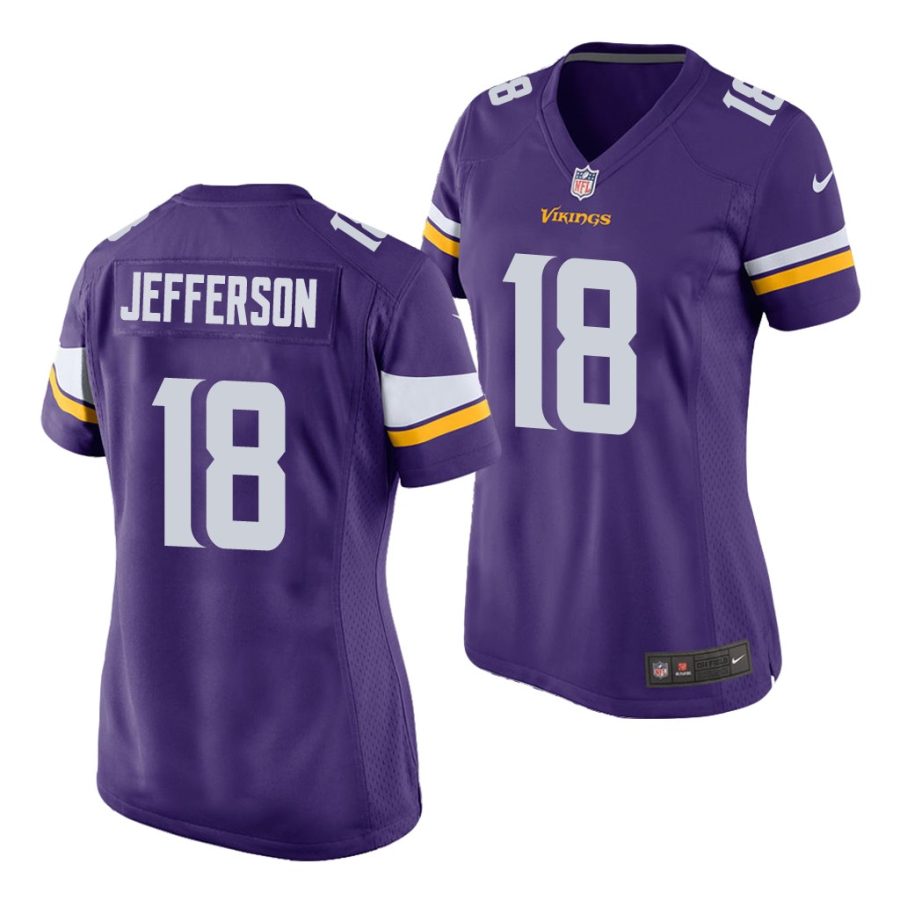 justin jefferson purple 2020 nfl draft women's jersey