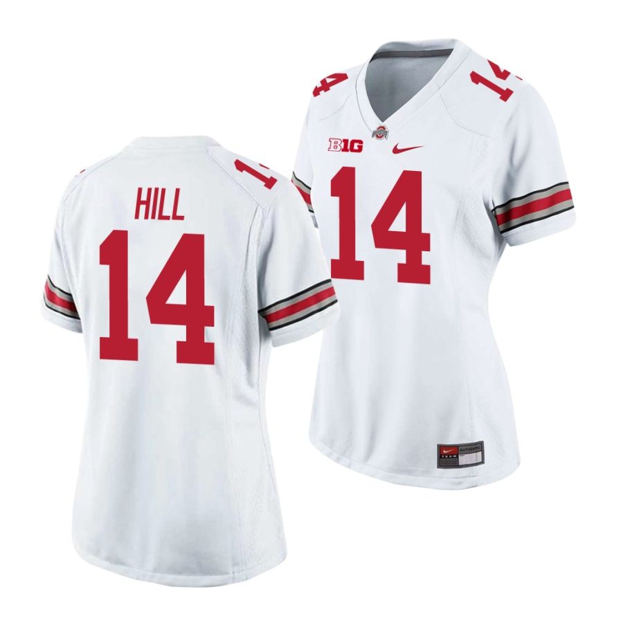 k.j. hill white game women's jersey