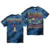 kansas jayhawks tyon grant foster blue vintage tubular retro tie dye t shirt