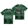 michigan state spartans custom green vintage tubular retro tie dye t shirt