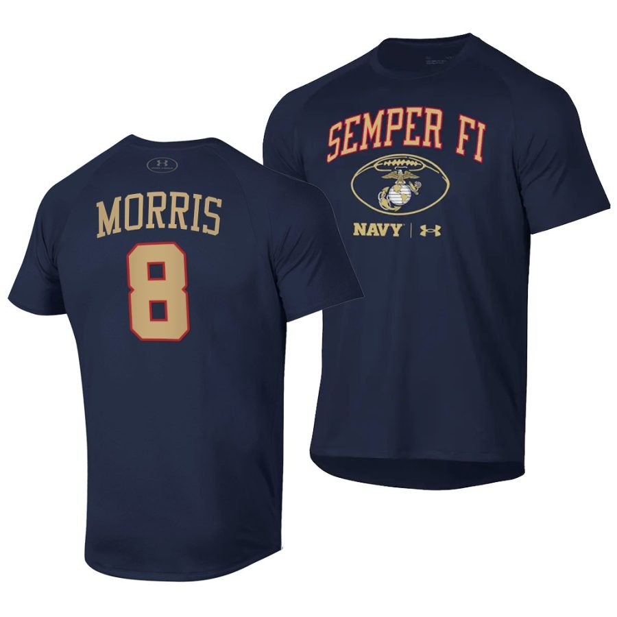 navy midshipmen dalen morris 2021 special game semper fi men tee