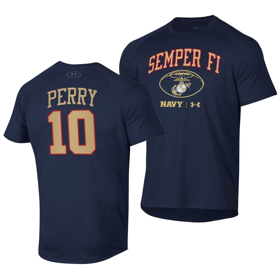 navy midshipmen malcolm perry 2021 special game semper fi men tee