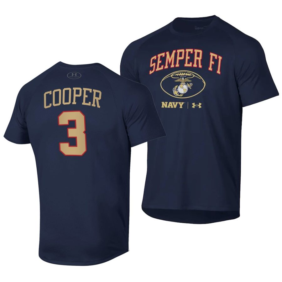 navy midshipmen mychal cooper 2021 special game semper fi men tee